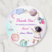 宇宙飛行士宇宙誕生日会 フェイバータグ (正面)