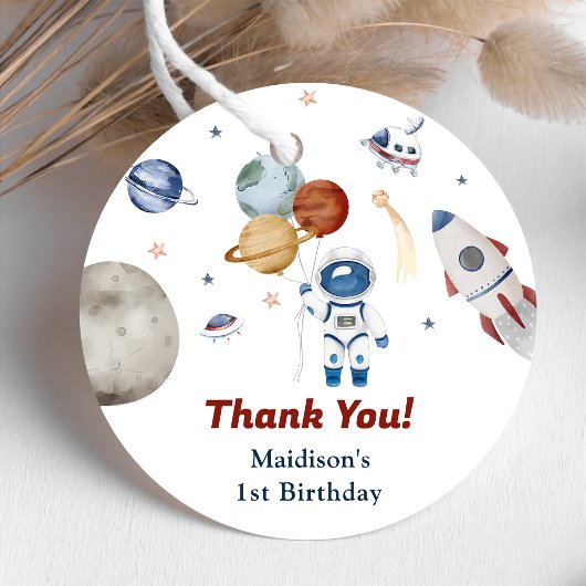 宇宙飛行士宇宙誕生日会 フェイバータグ