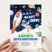 宇宙飛行士宇宙誕生日会 招待状