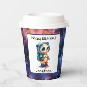 宇宙飛行士宇宙誕生日紙カップ 紙コップ (裏面)