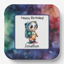 宇宙飛行士宇宙誕生日紙プレート