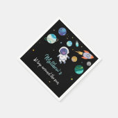 宇宙飛行士宇宙誕生日 スタンダードカクテルナプキン (角)