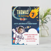 宇宙飛行士宇宙誕生日 招待状 (スタンド正面)