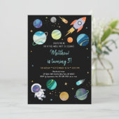 宇宙飛行士宇宙誕生日 招待状 (スタンド正面)