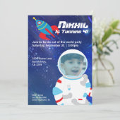 宇宙飛行士宇宙誕生日 招待状 (スタンド正面)