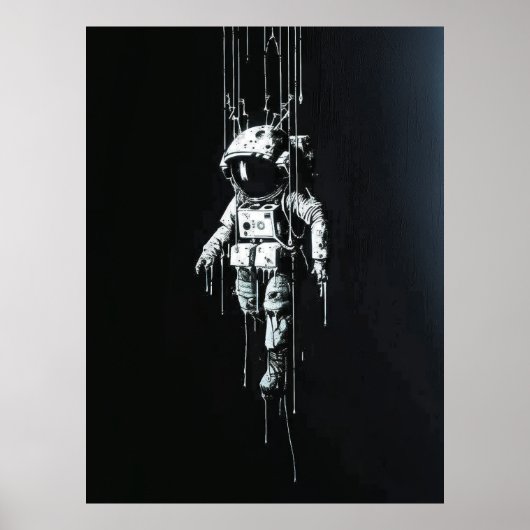 宇宙飛行士宇宙銀河系滴下ポスター ポスター (正面)