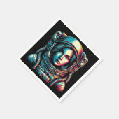 宇宙飛行士宇宙! スタンダードカクテルナプキン (角)