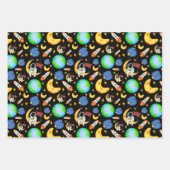 宇宙飛行士宇宙 ラッピングペーパーシート (正面2)