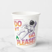 宇宙飛行士宇宙 紙コップ (正面)