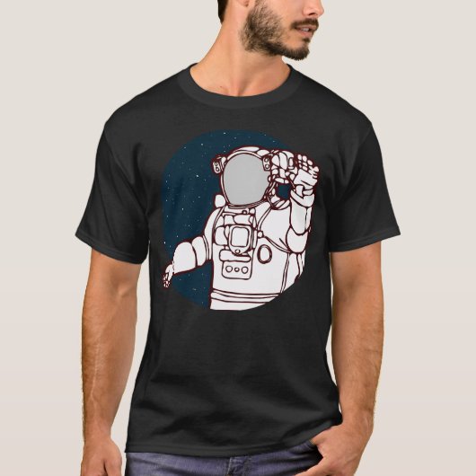 宇宙飛行士宇宙 Tシャツ (正面)