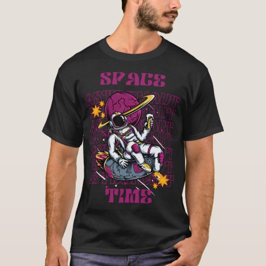 宇宙飛行士宇宙 Tシャツ (正面)