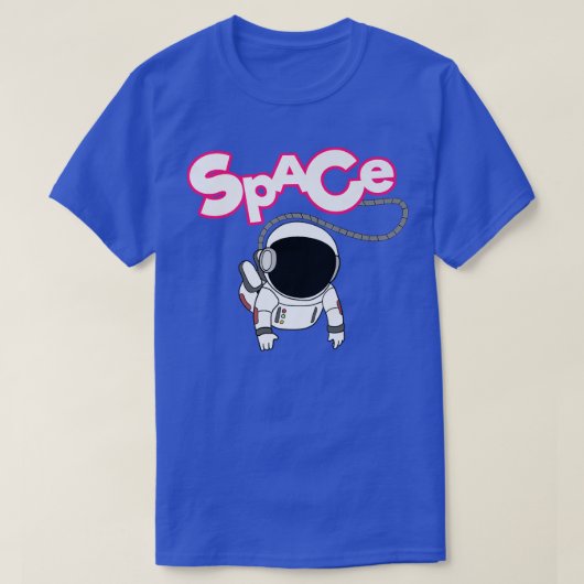 宇宙飛行士宇宙 Tシャツ (デザイン正面)