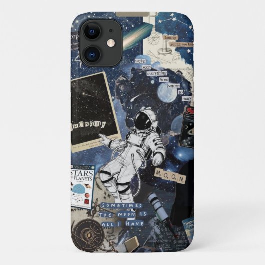 宇宙飛行士宇宙iPhone 11ケース – ユニークデザイン Case-Mate iPhoneケース (裏面)