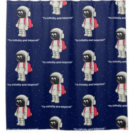 宇宙飛行士引用文 シャワーカーテン