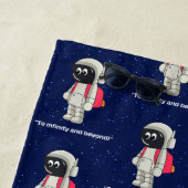 宇宙飛行士引用文 ビーチタオル (インサイチュ)