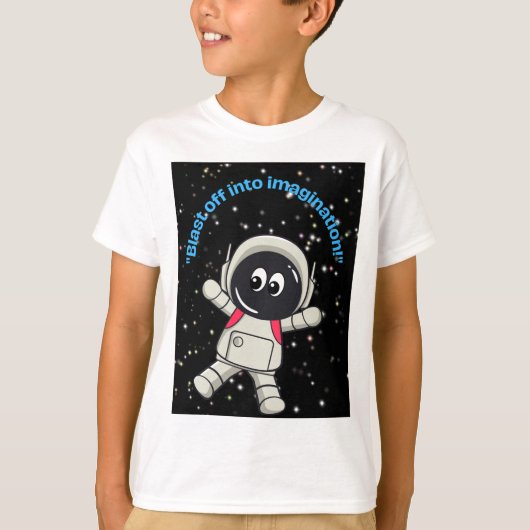 宇宙飛行士引用文 Tシャツ (正面)