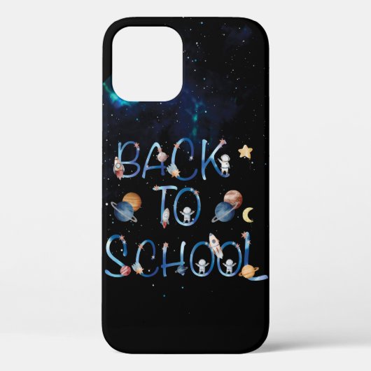 宇宙飛行士惑星宇宙,新学期 Case-Mate iPhoneケース (裏面)