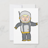 宇宙飛行士招待状 招待状 (正面)