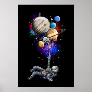 宇宙飛行士旅行ス太陽のテム ポスター