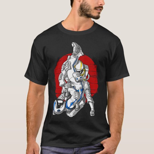 宇宙飛行士柔術ファイター Tシャツ (正面)