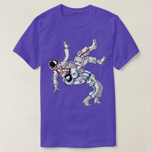 宇宙飛行士柔術レスリング Tシャツ (デザイン正面)