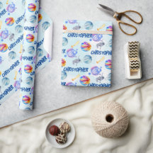 宇宙飛行士水彩宇宙ボーイ名前をカスタムする