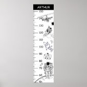 宇宙飛行士漫画テーマ成長図 ポスター (正面)