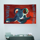 宇宙飛行士火星エクスプローラー宇宙旅行休暇 横断幕 (トレードショー)