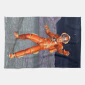 宇宙飛行士火星宇宙探査機オンエイリアン惑星 キッチンタオル (横)