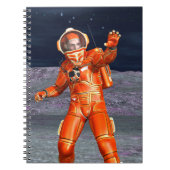 宇宙飛行士火星宇宙探査機オンエイリアン惑星 ノートブック (正面)