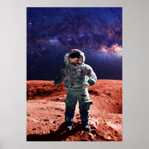 宇宙飛行士火星 – ポスター