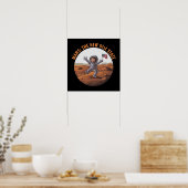 宇宙飛行士火星 ポスター (キッチン)