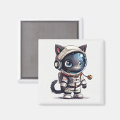 宇宙飛行士猫 マグネット (正面/裏面)
