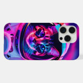 宇宙飛行士猫 iPhoneケース (裏面横)