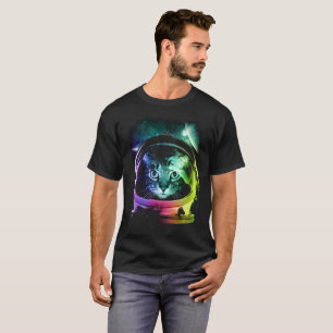 宇宙飛行士猫 Tシャツ
