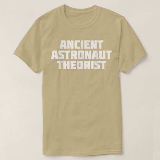 宇宙飛行士理論おもしろい論 Tシャツ (デザイン正面)