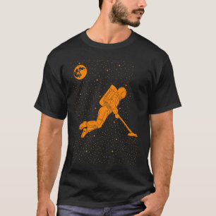 宇宙飛行士男性へ宇宙飛行士宇宙真空 Tシャツ