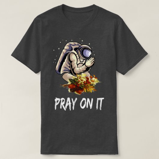 宇宙飛行士祈の – 宇宙人祈世界平和フロー Tシャツ (デザイン正面)