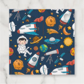 宇宙飛行士誕生日パーティー フェイバータグ (裏面)