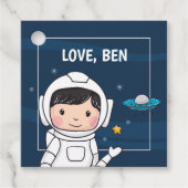 宇宙飛行士誕生日パーティー フェイバータグ (正面)