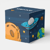 宇宙飛行士誕生日パーティー フェイバーボックス (裏面サイド)