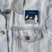 宇宙飛行士誕生日ボタン 缶バッジ (インサイチュ)