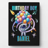 宇宙飛行士誕生日少年 フォトプラーク (正面)
