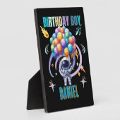 宇宙飛行士誕生日少年 フォトプラーク (側面)