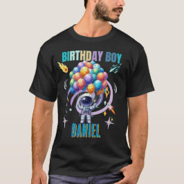 宇宙飛行士誕生日少年 Tシャツ