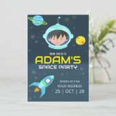 宇宙飛行士誕生日招待状、宇宙誕生日 招待状 (スタンド正面)