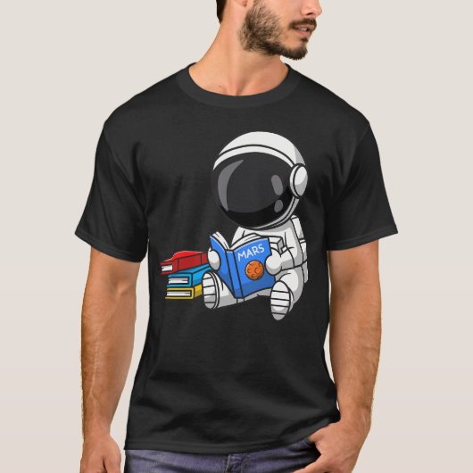 宇宙飛行士読の宇宙愛読者たち Tシャツ (正面)