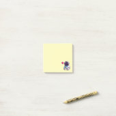 宇宙飛行士読の本のかわいい子どもたち ポストイット (デスク上)