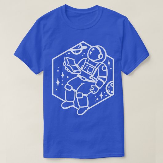 宇宙飛行士読の Tシャツ (デザイン正面)