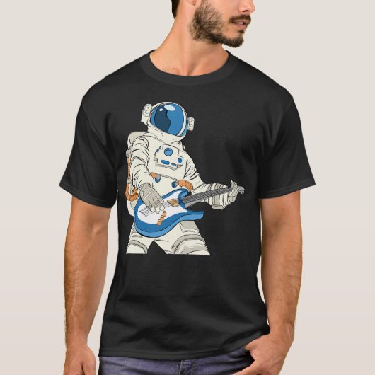 宇宙飛行士遊のギター Tシャツ (正面)